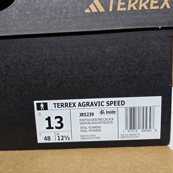 New Adidas Terrex Agravic Speed \'Pure Teal\' Men\'s Trail Running Shoes Size 13 main image 7